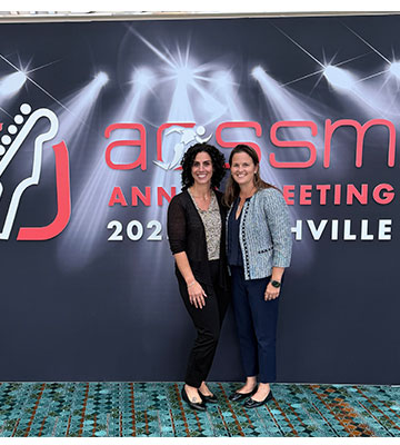 Dr. Katherine Coyner was a featured speaker at the 2025 AOSSM Annual Meeting in Nashville